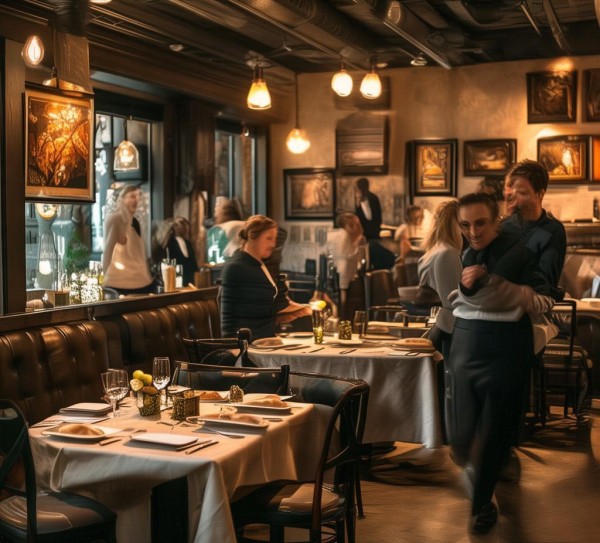 餐厅专业温馨,服务礼仪让客人感受到温暖的家